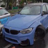 Un BMW celeste perdió el control y provocó un triple choque en la General Paz a la altura de Saavedra. Un BMW celeste perdió el control y provocó un triple choque en la General Paz a la altura de Saavedra.