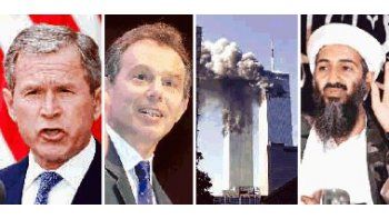 George W. Bush/Tony Blair/El ataque/Osama Bin Laden