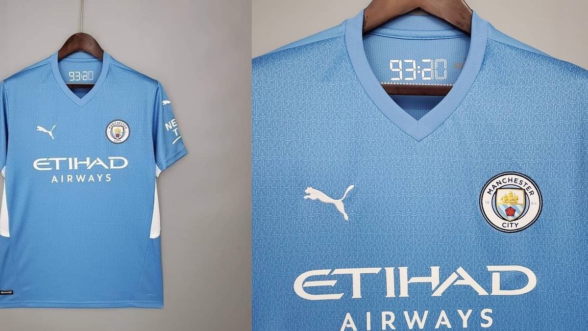 enaguas hormigón Pesimista La nueva camiseta del Manchester City homenajea un histórico gol de Agüero