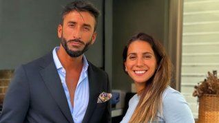 Roberto Castillo junto a su pareja, Cinthia Fernández
