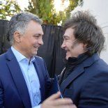 Sebastián Pareja junto al presidente Javier Milei. Sebastián Pareja junto al presidente Javier Milei.