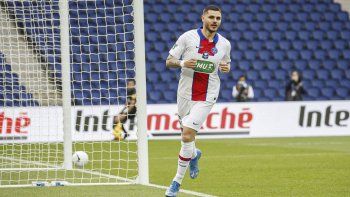 Mauro Icardi convirtió tres goles en PSG.