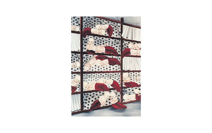 ámbito.com | «¿Algún veneno oculto en la sangre?», el óleo que da títuloa la inminente muestra de Santiago Spinosa, creadorde un universo propio, que no es otro que el mundo delhombre actual.