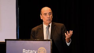 Guillermo Francos, en el Rotary, defendió la gestión de Milei. Guillermo Francos, en el Rotary, defendió la gestión de Milei.