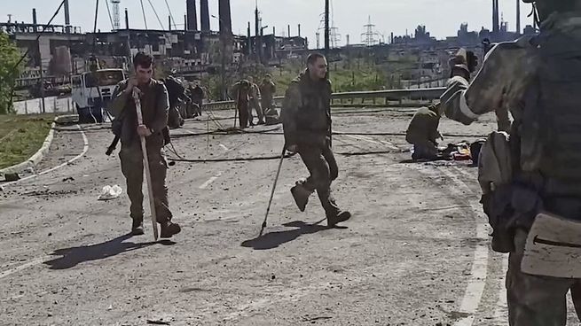 Guerra en Ucrania rendición en Azovstal