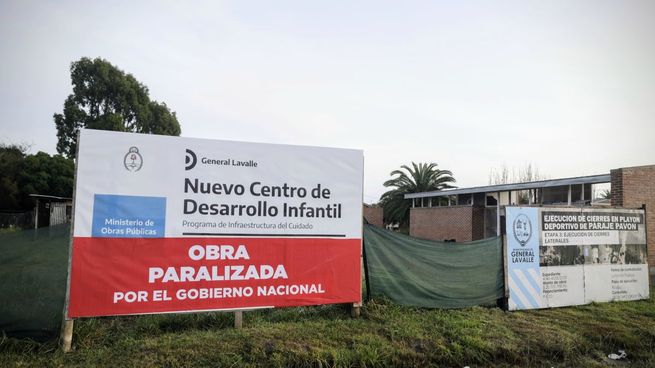 Obra pública nacional paralizada en la Provincia de Buenos Aires.