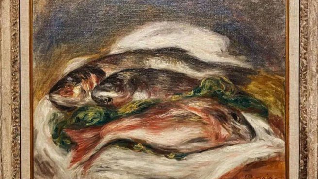 Obra robada “Los peces” de Renoir.