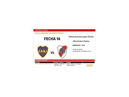Las entradas de River para el Superclásico se vendieron en pocos minutos.
