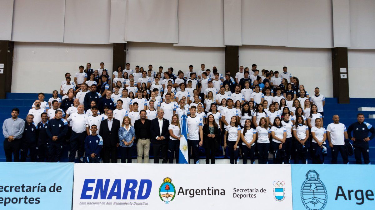 Argentine delegation left for Rosario for the South American Youth Games