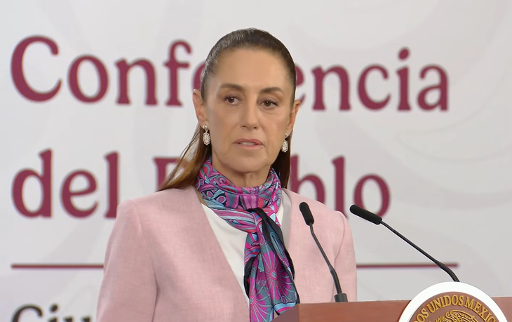 Claudia Sheinbaum en la Mañanera del Pueblo de este viernes. Claudia Sheinbaum en la Mañanera del Pueblo de este viernes.