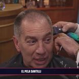 Diego Santilli cumplió con su promesa y se rapó. Diego Santilli cumplió con su promesa y se rapó.