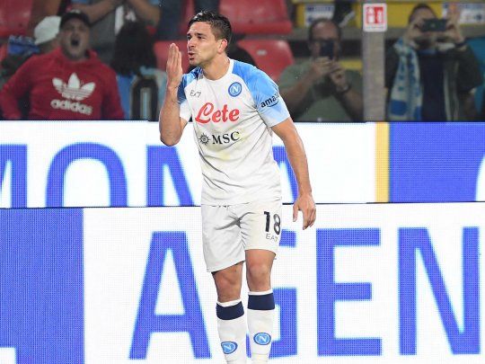 Imparable. Giovanni Simeone no se detiene en su racha goleadora para Napoli.