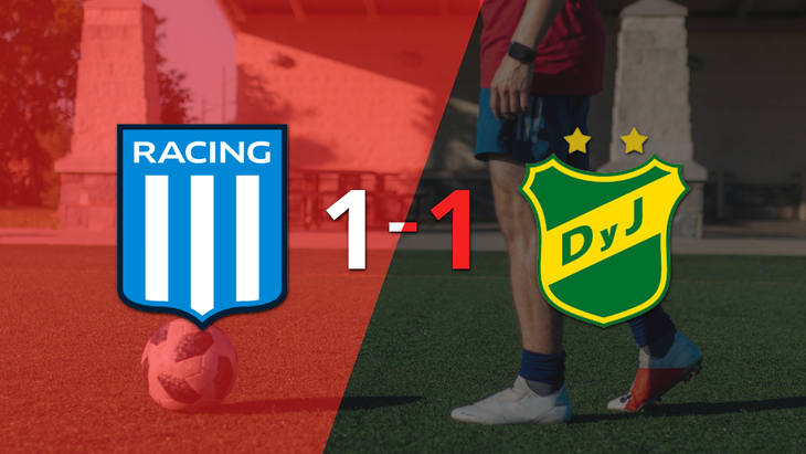 Racing Club y Defensa y Justicia se reparten los puntos y empatan 1-1