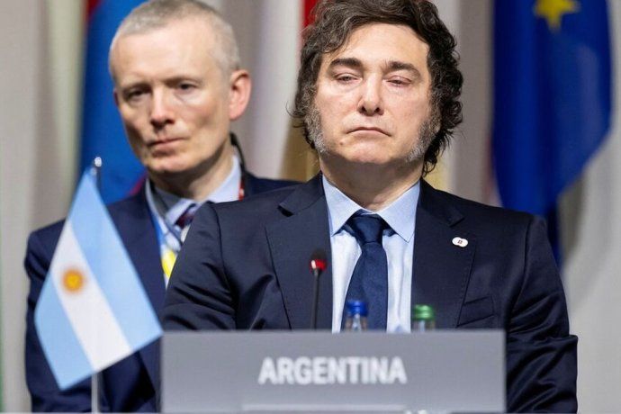 Milei en el G7. Milei en el G7.