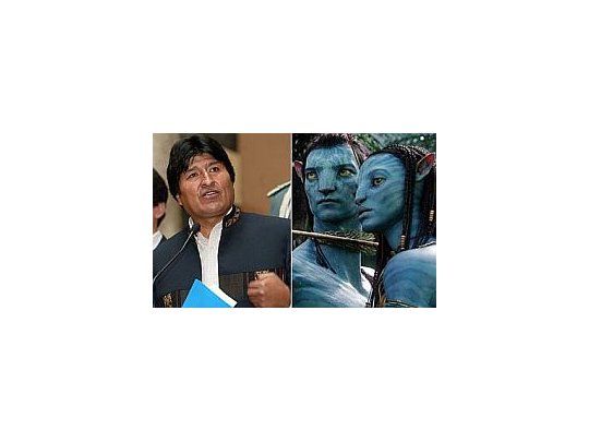 Evo Morales fue a ver Avatar