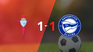 Alaves managed to draw the tie at 1 goal at Celta's home Alaves managed to draw the tie at 1 goal at Celta's home
