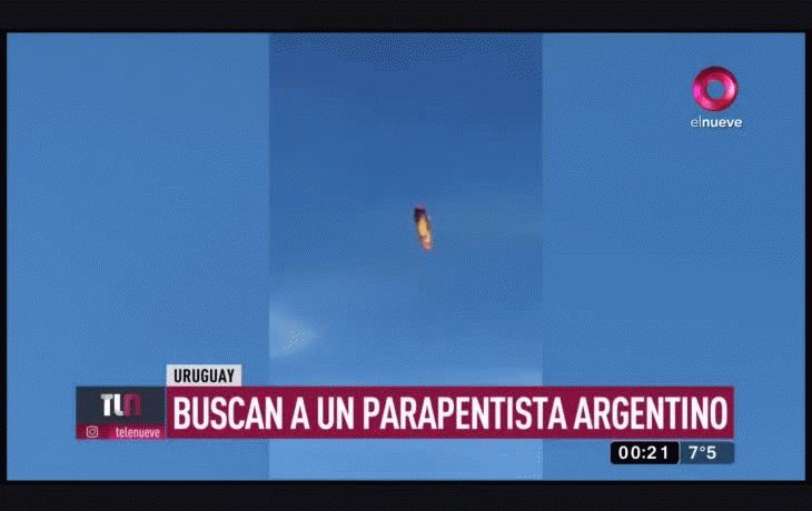Hallaron el cuerpo de un parapentista argentino accidentado en Uruguay