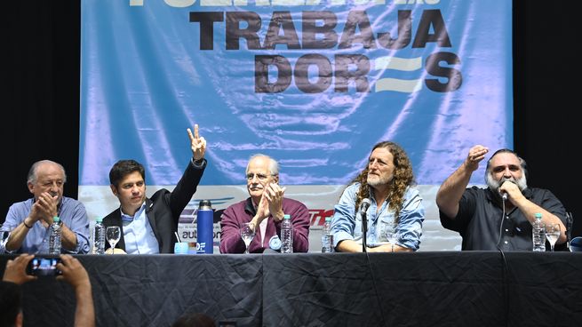 Todos los sectores sindicales hicieron un impasse en la interna de Fuerza Patria y activan campaña.