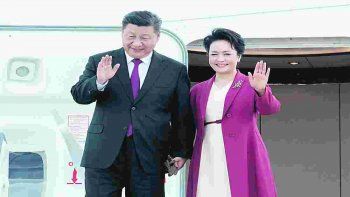 GIRA. El presidente Xi Jinping y su esposa, Peng Liyuan, llegaron a España ayer en una visita de Estado.&nbsp;