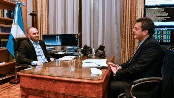 Martín Guzmán y Sergio Massa mantuvieron un encuentro&nbsp;