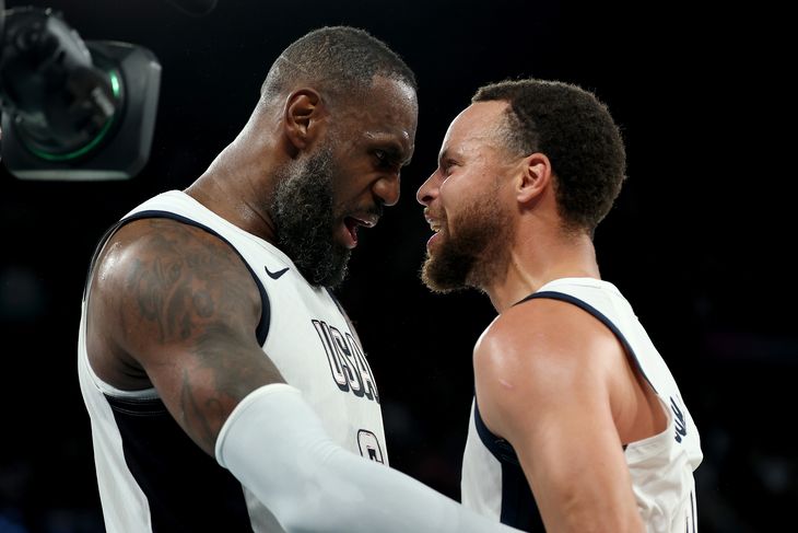 LeBron James y Stephen Curry, líderes de la Selección de básquetbol estadounidense. LeBron James y Stephen Curry, líderes de la Selección de básquetbol estadounidense.