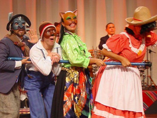 “Los músicos ambulantes”, creación colectiva del Grupo Cultural Yuyachkani.