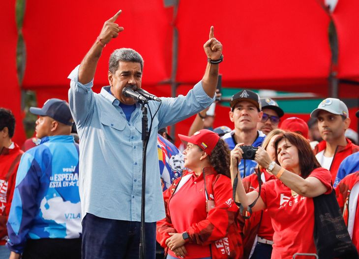 Nicolás Maduro cerró su campaña electoral. Nicolás Maduro cerró su campaña electoral.