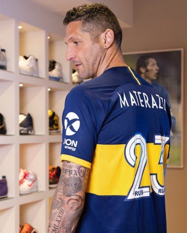El exfutblista campeón del mundo no oculta su amor por Boca. El exfutblista campeón del mundo no oculta su amor por Boca.