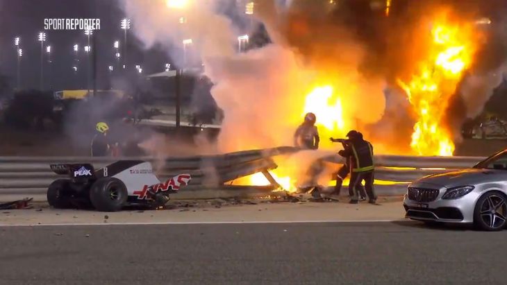 Grosjean starred in one of the most worrying moments of Formula 1.