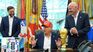 El presidente de los Estados Unidos Donald Trump recibe al Gianni.  Infantino. El Mundial será muy beneficioso para FIFA, pero no para la hotelería estadounidense.