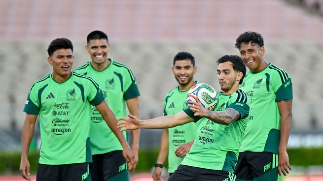 Ensayo para la Selección Mexicana en la previa del amistoso de este sábado.&nbsp;