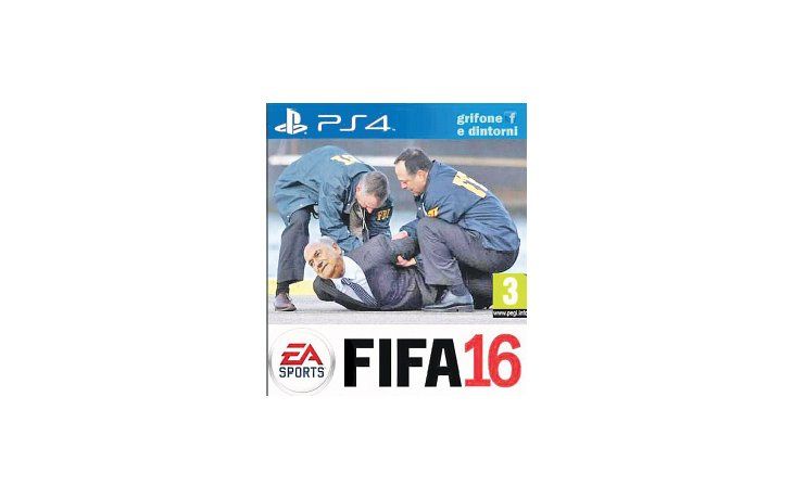 Siempre el humor está presente en las mesas de dinero: ayer circuló la nueva versión del  juego de la FIFA. El que agarra a Blatter gana.