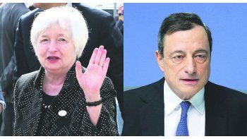 ámbito.com | Janet Yellen y Mario Draghi