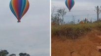 Una persona murió en Brasil tras caer en un globo aerostático