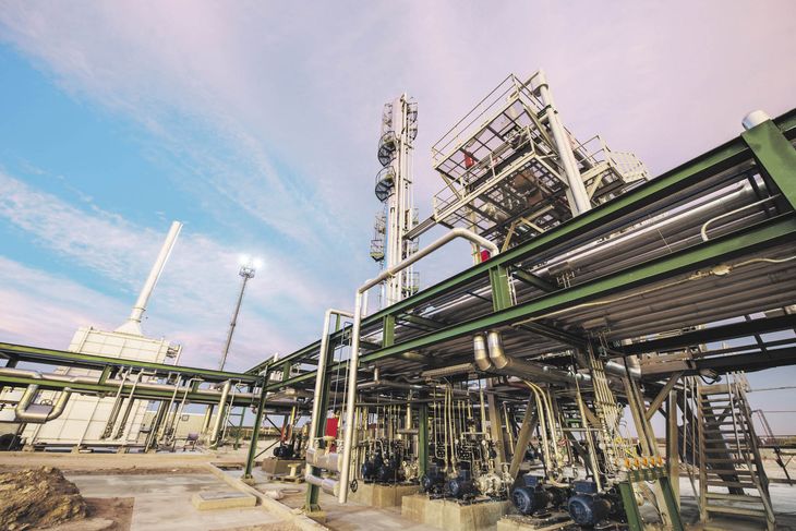 avance. Las obras en la refinería de La Pampa tienen 40% de ejecución. avance. Las obras en la refinería de La Pampa tienen 40% de ejecución.