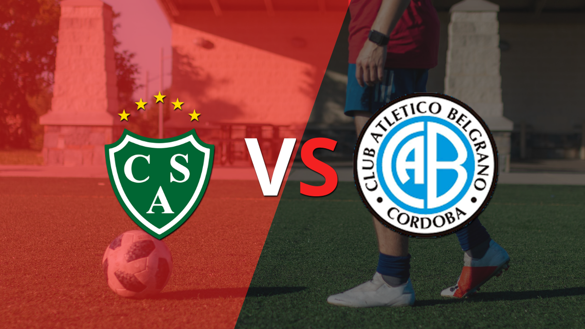 The second half begins without goals between Sarmiento and Belgrano