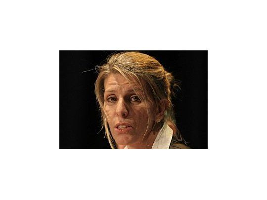 Sandra Arroyo Salgado, viuda del fallecido fiscal Alberto Nisman.