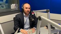 Martín Guzmán, en Radio 10.