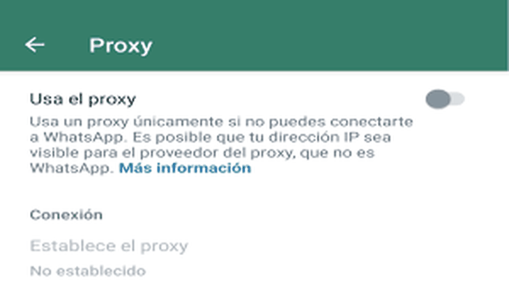Servidores Proxy en WhatsApp. Servidores Proxy en WhatsApp.