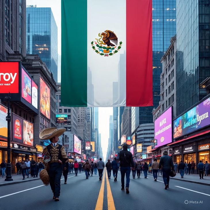 Así se vería la Ciudad de México si fuera parte de los Estados Unidos.
