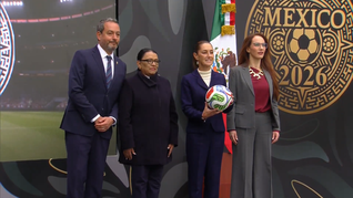 La presentación del Mundial 2026 en México con Claudia Sheinbaum. La presentación del Mundial 2026 en México con Claudia Sheinbaum.