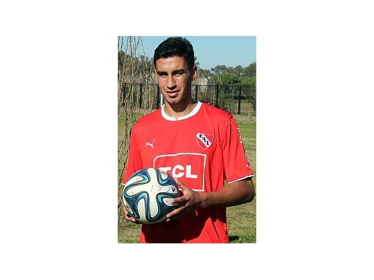 Juan Martín Lucero ya entrena con el Rojo (Foto: Prensa Independiente).