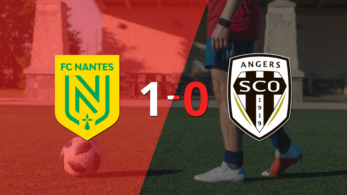 Angers could not on their visit to Nantes and fell 1-0