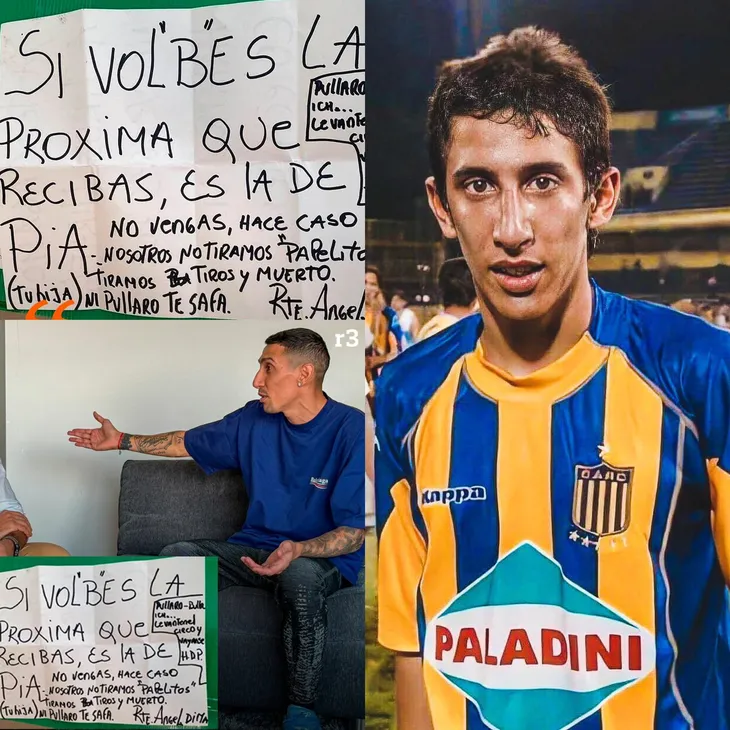 Di María revealed the serious threats his family received in Rosario.