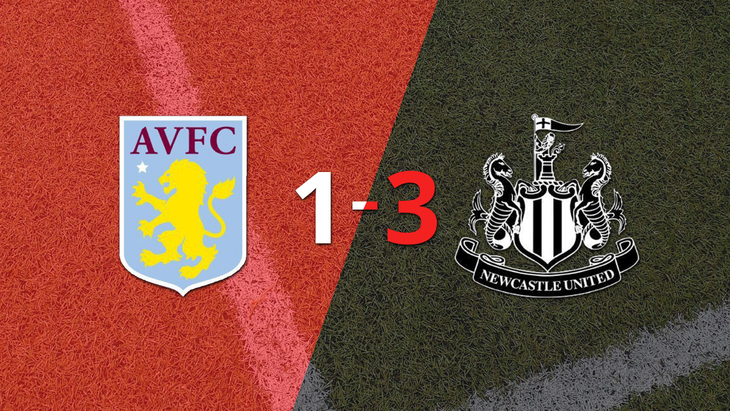 Newcastle United superó a Aston Villa con dos tantos de Fabian Schär