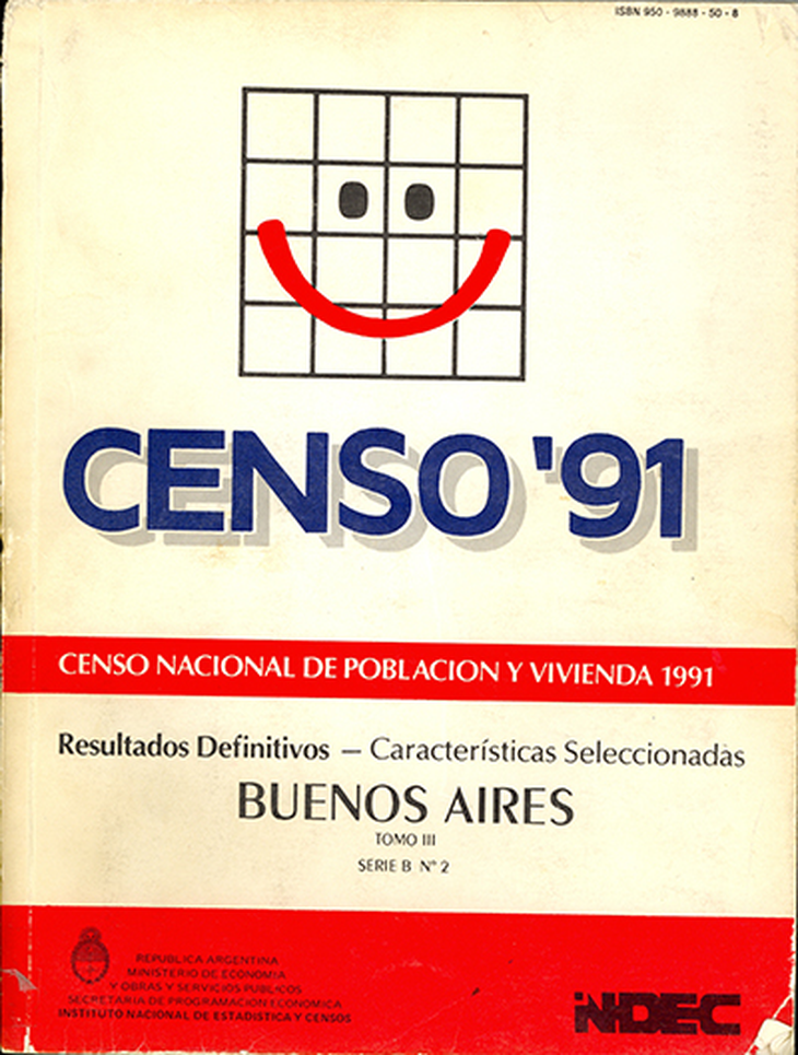 Censo Nacional de Población y Vivienda 1991.