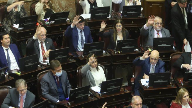 La vicepresidenta Victoria Villarruel fue quien definió la votación en el Senado