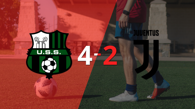 Victoria como local por 4-2 de Sassuolo sobre Juventus
