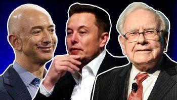 Bezos sigue 1°, Musk saltó al 2° lugar, Buffett salió del Top 5.