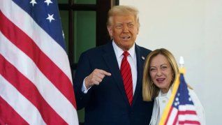 Donald Trump recibió a Georgia Meloni en medio de las tensiones comerciales entre la UE y EEUU.